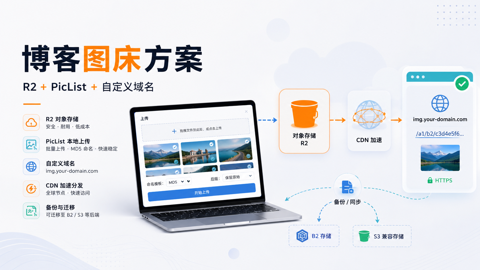 Cover Image of 图床方案合集：PicGo + PicList + 开源/付费图床全对比