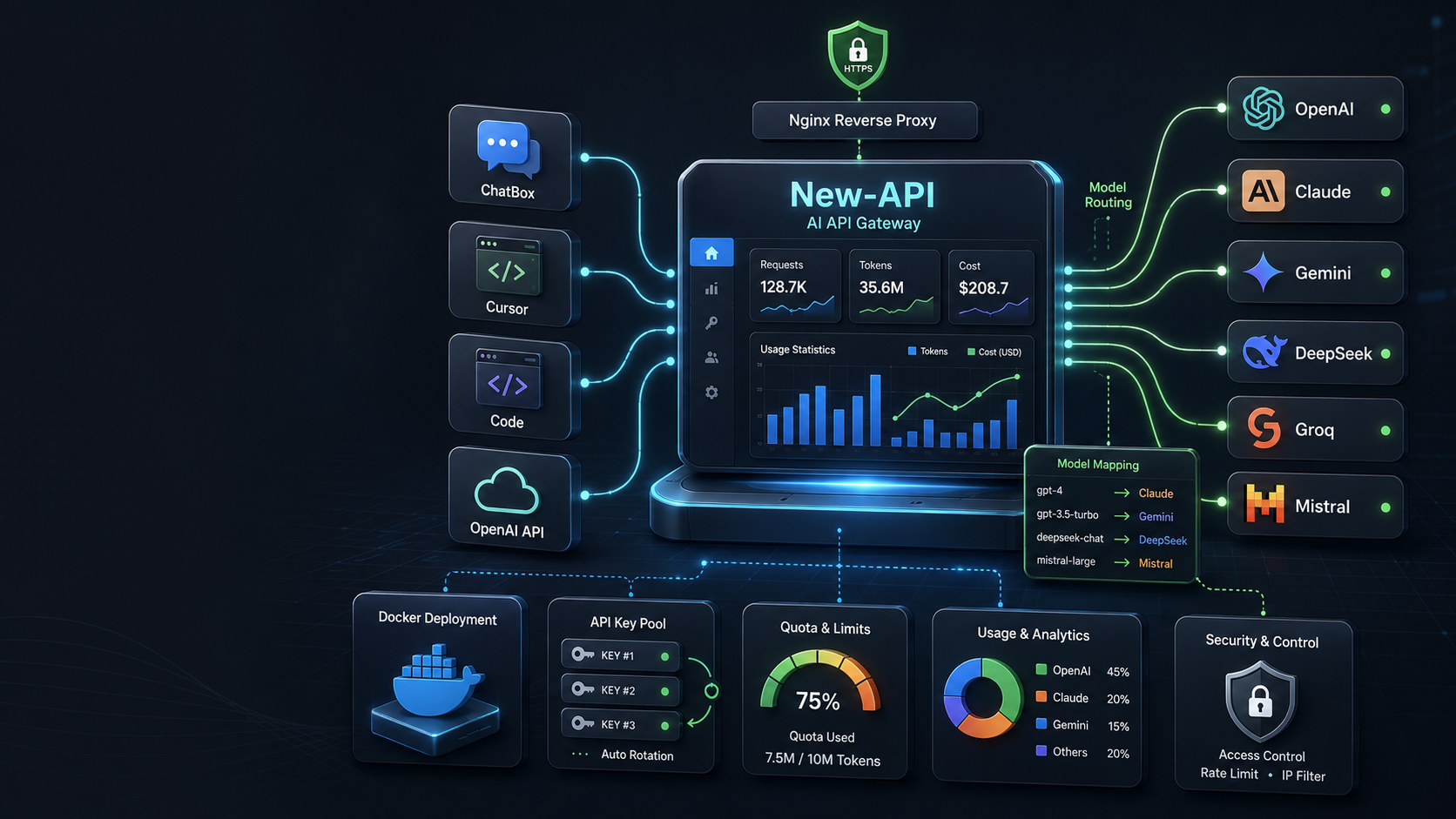 Cover Image of New-API 自部署：搭建你自己的 AI 网关